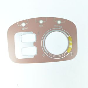 薄膜pvc面板 硬性薄膜开关pc面贴 印刷电路按键面板家用电器