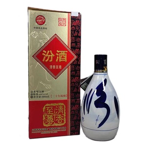 2008年青花瓷汾酒三十年陈酿48度清香型白酒500ml*1