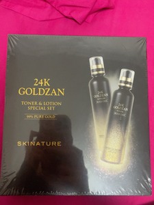 skinature 思肤秀 24K黄金水乳套盒，韩国旅游带回