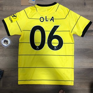 切尔西21/22 客场黄色球衣足球服印了号码 M170-17
