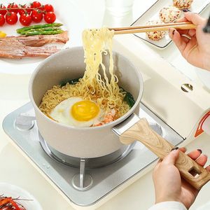 砂锅不沾炖锅煮泡面煮面家用汤锅电陶炉闷22cm20cm麦饭石奶锅面条