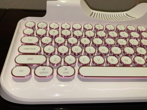 巴洛克天使蓝牙机械键盘蒸汽朋克复古打字机无线机械键盘cher