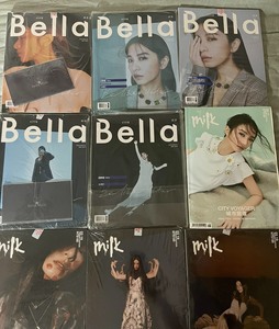 田馥甄Hebe  台版杂志Bella杂志Milk封面杂志 全