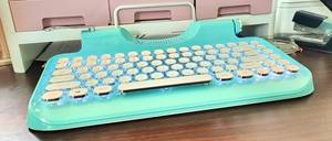【包邮】9成新巴洛克天使复古机械键盘蒸汽朋克打字机，不退换