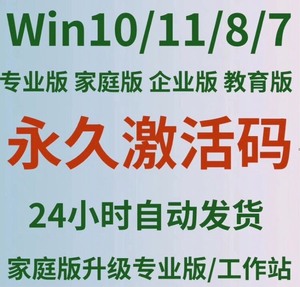 win10专业版密钥激活 Windows11/10系统激活