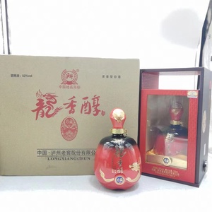 2013年52度泸州老窖龙香醇珍藏窖750ml*4瓶浓香型白酒 高档收藏