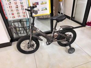 14寸宝贝龙儿童自行车，480实体店购入，双碟刹。买回来孩子