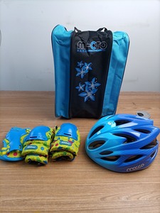 米高K8s头盔护具套装轮滑滑板自行车骑行平衡车头盔护具安全防