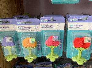 韩国ANGE安杰儿手柄水果牙胶，全新正品包邮！