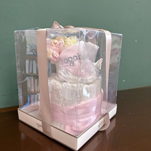 全新正品agabang高端新生儿蛋糕礼盒阿卡邦粉色