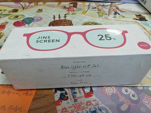 日本代购正品JiNS防蓝光眼镜儿童