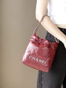 #Chanel/香奈儿 22mini 枫叶红