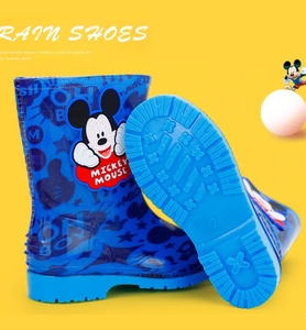 【满百送或付邮送】迪士尼米奇男生女生儿童雨鞋雨靴防滑水鞋 米