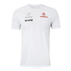 迈凯伦车队F1衣服衫赛车服短袖半袖T恤汽车标志品牌服装车迷衫