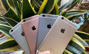 iPhone6S  几乎全新 64G 玫瑰金 有指纹 插卡即