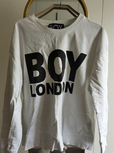 Boy London 白色套头卫衣 M码 男女都能穿