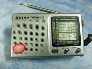 Kaide/凯迪kk－9超外差收音机，成色几乎新机，功能正常