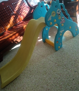 诺澳室内家用宝宝滑梯 篮球架 小蓝球 幼儿园宝宝滑梯户外玩具