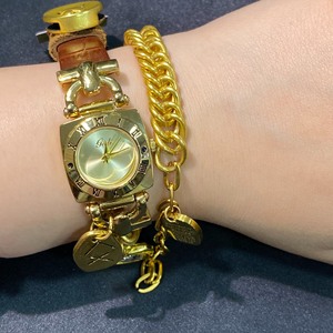 日本中古vintage库存金链条皮带手表
