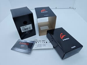 卡西欧 GA-100与G-5600E纸盒包装盒。一套。纸盒加
