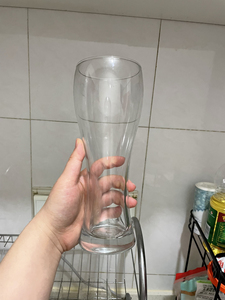 宜家扎啤杯大容量玻璃杯有四个只限北京通州自取
