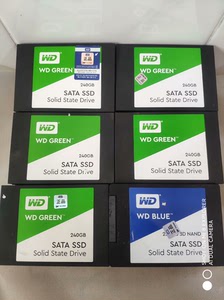 正品WD西数240G固态硬盘西部数据绿盘