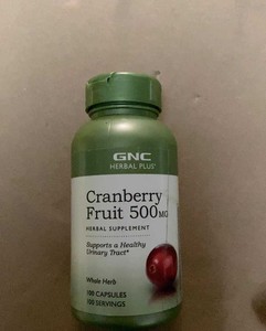 GNC健安喜蔓越莓胶囊500mg*100粒