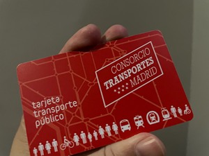 马德里公交卡 西班牙交通卡一卡通