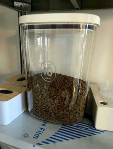 【安雅同款】批发20斤加厚猫粮桶狗粮米桶密封面粉储存罐防虫防
