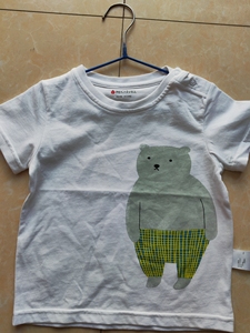 太平鸟旗下贝甜童装短袖T恤90码，正品全新，直接拍两件包邮