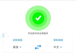 手机全屏实时翻译软件+看实测