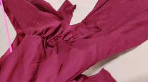 裁缝家大码女装微胖mm200斤韩版红色雪纺显瘦长袖连衣裙