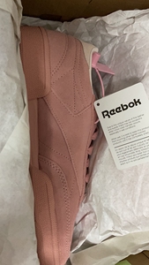 锐步REEBOK clubc 85复古板鞋粉色37.5码全新