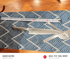 日本24cm牛刀厨刀“片岡刃物”m11pro全钢本烧职人用厨