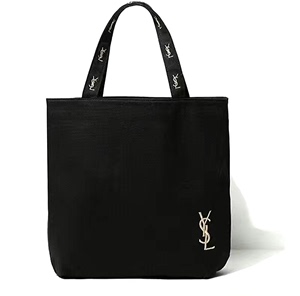 YSL手拎包。 全新拉链专柜赠品帆布实用化妆包收纳购物袋便携