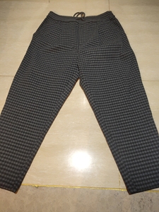 男士格子毛妮裤子。适合体重125－160之间，身高168－1