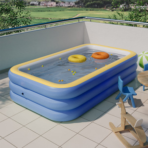 跨境充气游泳池儿童婴儿宝宝海洋球池小孩成人家庭用大型户外水池