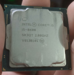 i5 8400，8代intel cpu.  6核心6线程 1