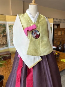 朝鲜族民俗服装，正统古典风，韩国本土制作，可带马甲，可俩件，