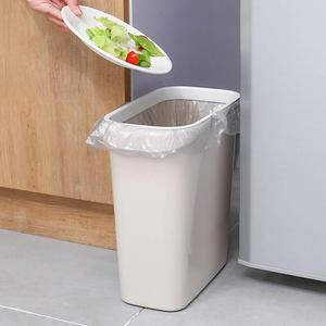 卫生间厨房缝隙垃圾桶家用盖塑料压圈式废纸篓长方形夹缝垃圾筒