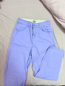 夏天紫色薄款休闲裤 不闷 料子舒服 很薄