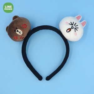 line friends 发箍头箍布朗熊可妮兔莎莉鸡