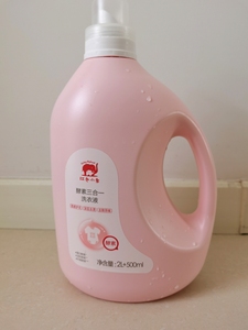 红色小象婴儿洗衣液大桶2.5L+500ml*2