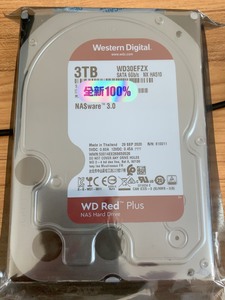 ￼￼西部数据(WD)红盘Plus  3TB SATA6Gb/