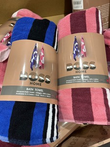 山姆会员店 BOSS色织提花浴巾.40包邮，现货现货。