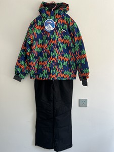 Burton伯顿同款平替儿童滑雪服套装男童女童工装滑雪衣裤防