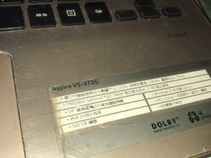 宏基V5 472G笔记本轻薄电脑，硬盘60G固态➕500G机