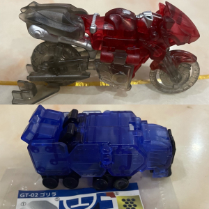 正版绝版万代BANDAI 特命战队盒蛋 可动变形 摩托车 猩