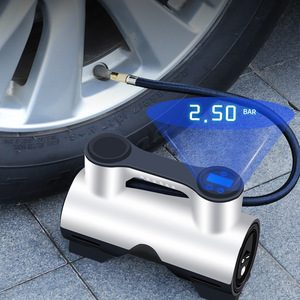 车载电动充气泵汽车用轿车小型便携式轮胎打气筒12V 大功率充气机
