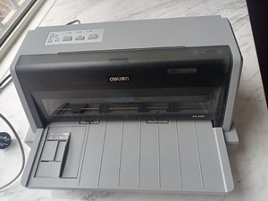 得力针式打印机，型号DB—618K，买来打印纸质发票的，后来